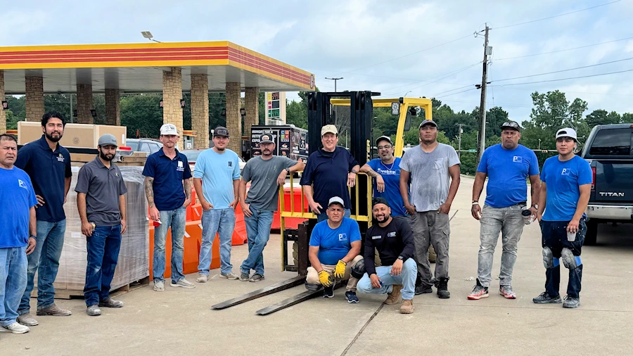 Our construction crew